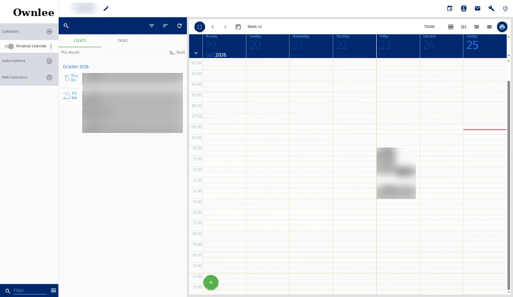 OwnLee Calendar