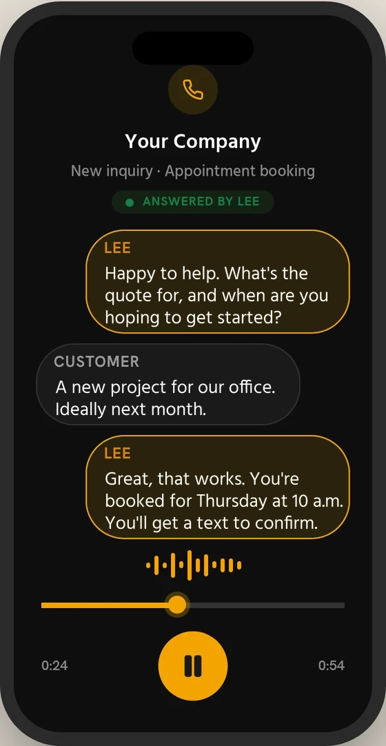 OwnLee Lee Books The Appointment