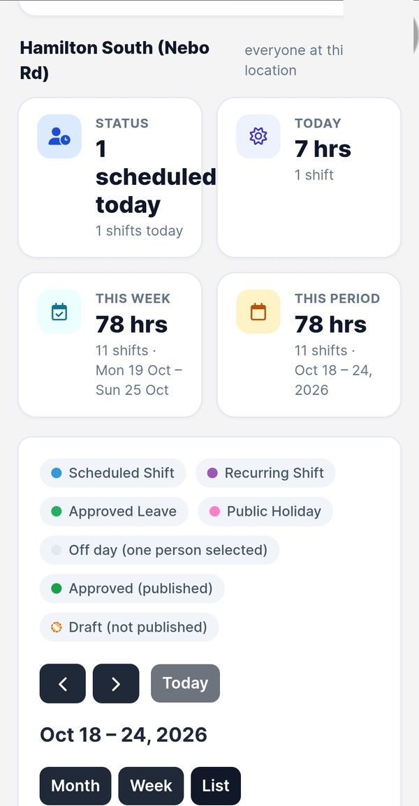 OwnLee Location hours